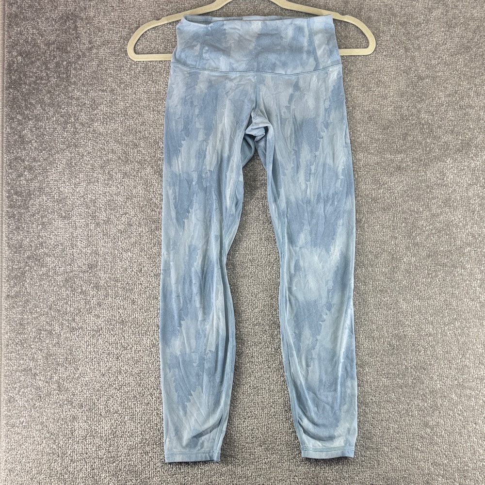 Patagonia Blue Patterned Skinny Leggings Athletic Active Work Out Womens XS - Picture 1 of 9
